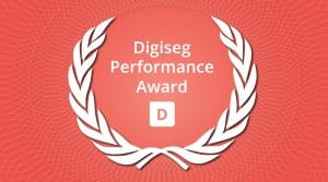 Digiseg performance award logo red