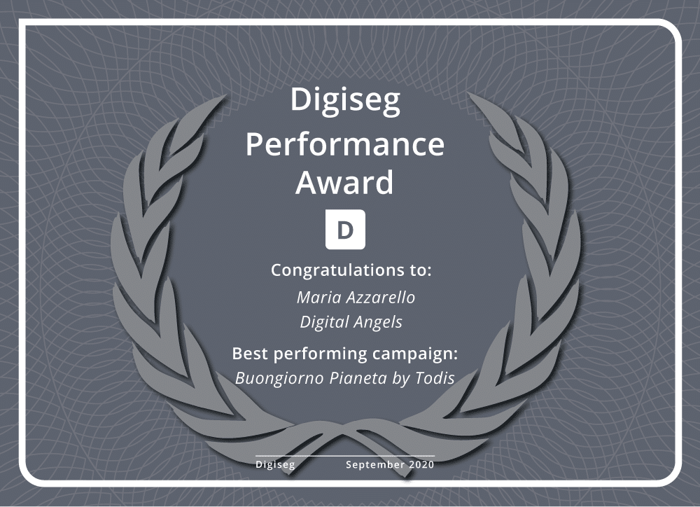 Digiseg Performance Award
