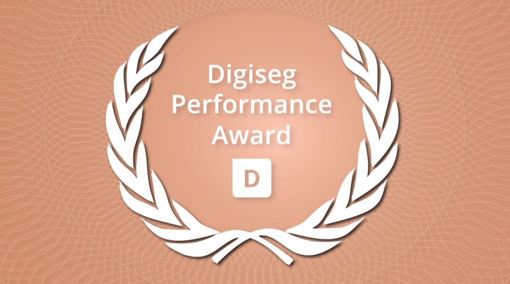 Digiseg performance award logo brown