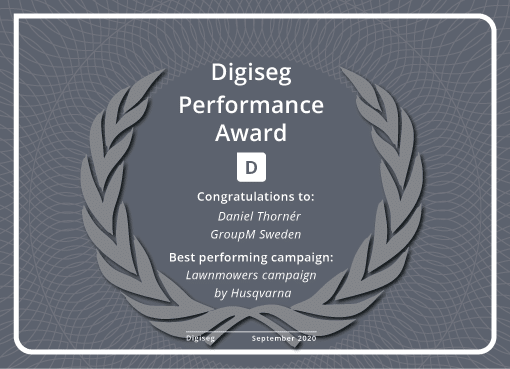 Digiseg Performance Award