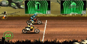 Mad skills motocross videogame with 7/11 ad