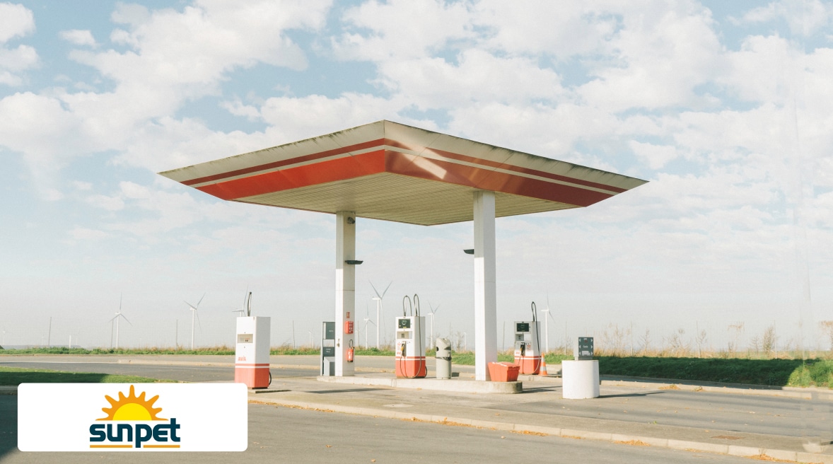 gas station